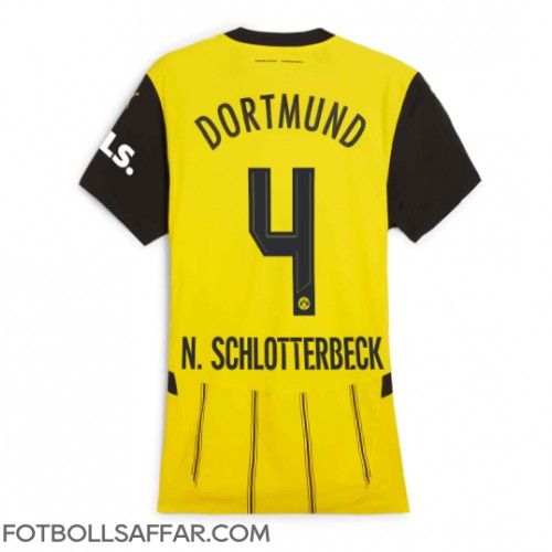 Borussia Dortmund Nico Schlotterbeck #4 Hemmatröja Dam 2024-25 Kortärmad